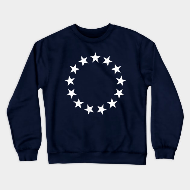 Betsy Ross Patriot Shirt Crewneck Sweatshirt by JimPrichard